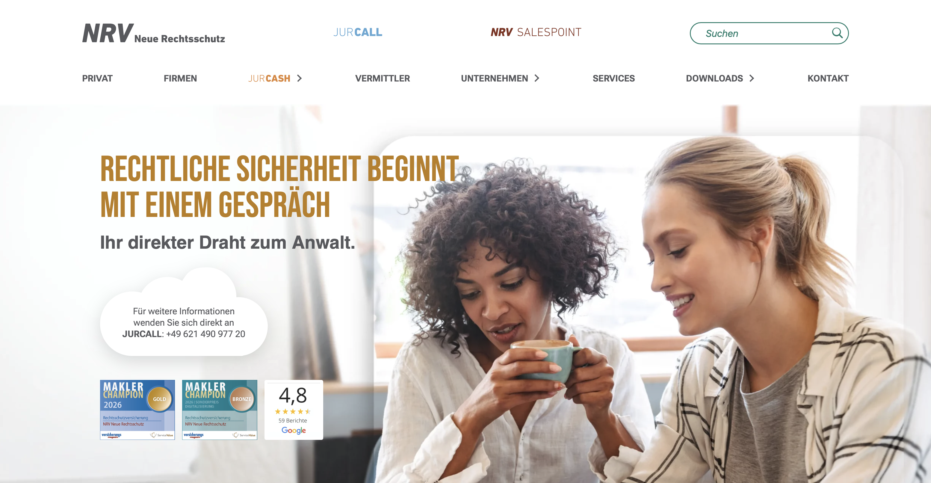 Web Design fuer Versicherer